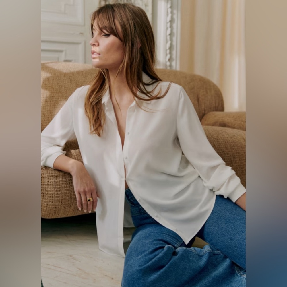Sezane Ann Silk Cemise